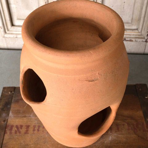 #55497 Terra Cotta Hens & Chicks Garden Planter Pot image 3
