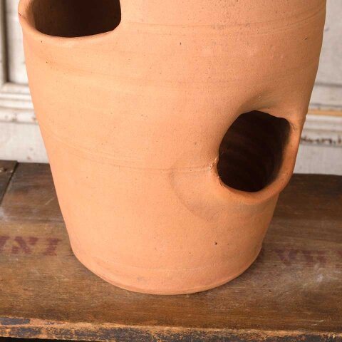 #55497 Terra Cotta Hens & Chicks Garden Planter Pot image 5