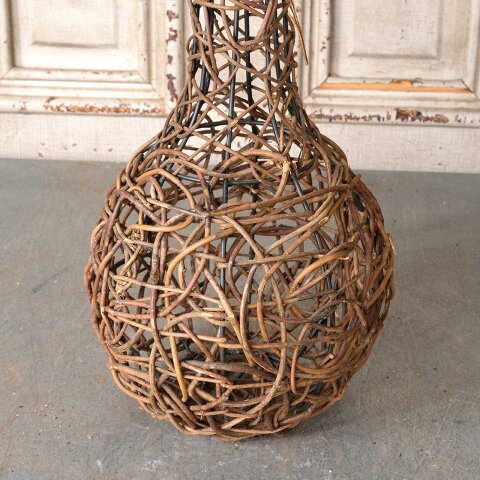 #55506 Vine and Metal Wire Decorative Vase image 2
