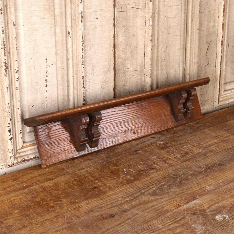#55508 26x6 Salvaged Antique Wood Wall Plate Shelf image 2