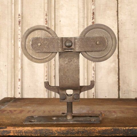#55527 Antique Pocket Door Roller Hanger Hardware image 2