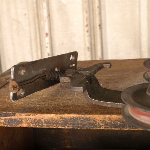 #55527 Antique Pocket Door Roller Hanger Hardware image 5