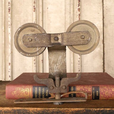 #55527 Antique Pocket Door Roller Hanger Hardware image 6
