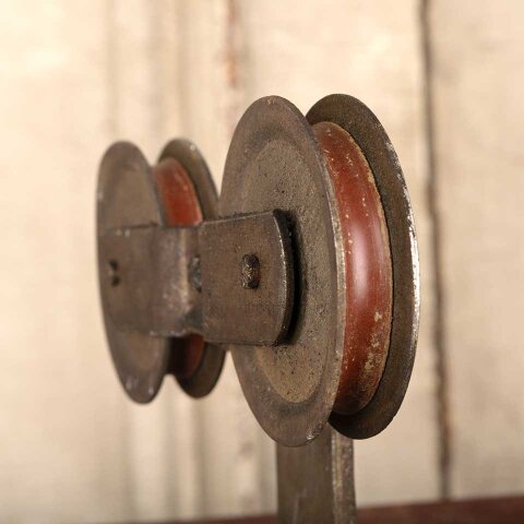 #55527 Antique Pocket Door Roller Hanger Hardware image 7