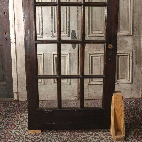 #55538 36x84 Antique 15 Lite Interior French Door image 2