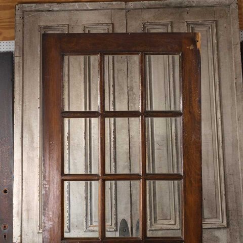 #55538 36x84 Antique 15 Lite Interior French Door image 5