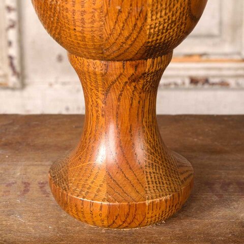 #55540 Salvaged Turned Oak Wood Finial image 3