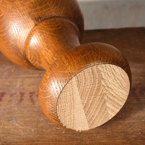 #55540 Salvaged Turned Oak Wood Finial image 5