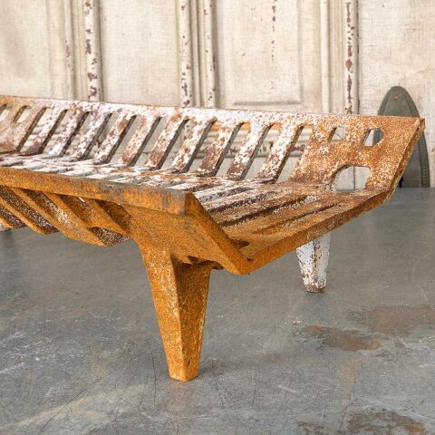 #55543 27x14 Cast Iron Fireplace Log Holder Basket image 3