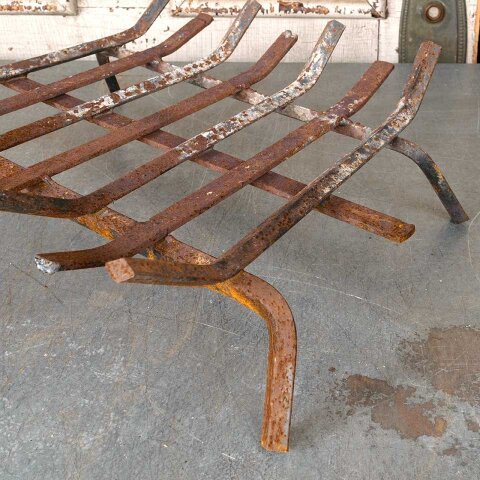 #55544 20x15 Iron Fireplace Log Holder Basket image 3