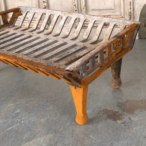 #55545 24x15 Cast Iron Fireplace Log Holder Basket image 3