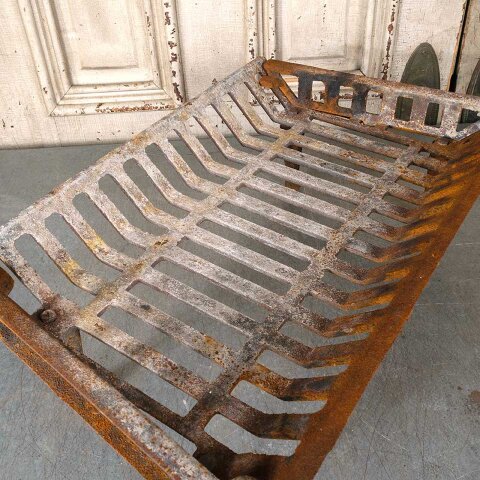 #55545 24x15 Cast Iron Fireplace Log Holder Basket image 4