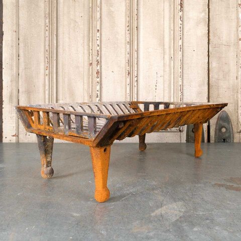 #55545 24x15 Cast Iron Fireplace Log Holder Basket image 5