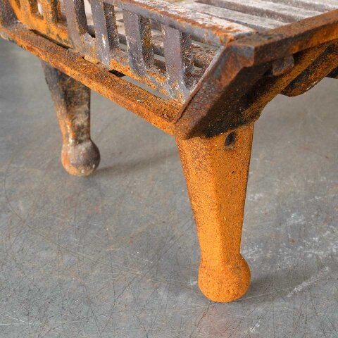 #55545 24x15 Cast Iron Fireplace Log Holder Basket image 6