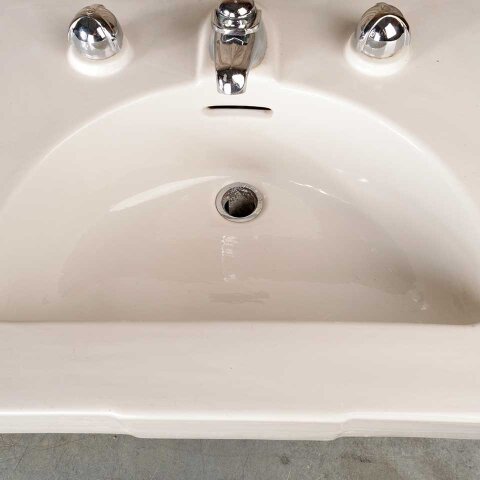 #55557 24x20 Antique Porcelain Bathroom Sink image 2