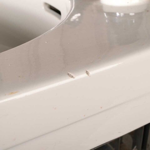 #55557 24x20 Antique Porcelain Bathroom Sink image 8