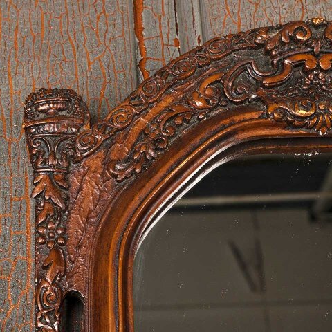 #55566 13x20 Antique Ornate Gesso Framed Mirror image 2