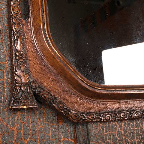 #55566 13x20 Antique Ornate Gesso Framed Mirror image 4