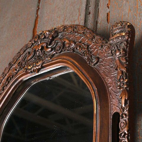 #55566 13x20 Antique Ornate Gesso Framed Mirror image 5