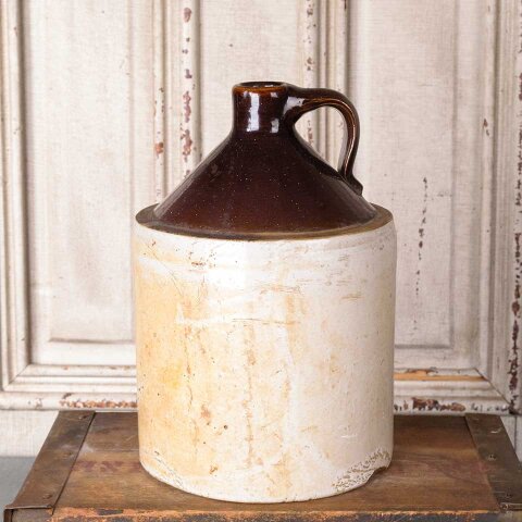 #55575 Antique 1 Gallon Stoneware Jug Crock image 2