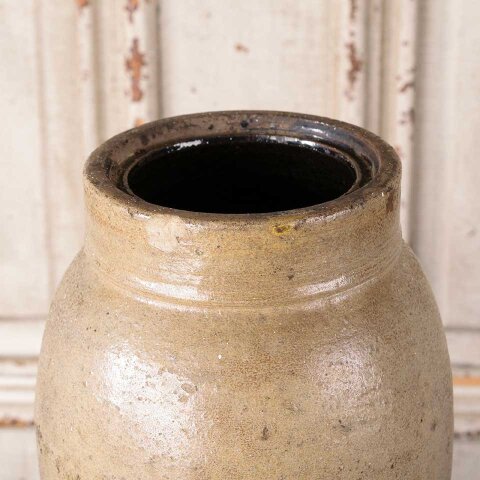 #55577 Antique Stoneware Canning Storage Jar Crock image 2