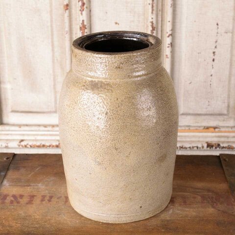 #55577 Antique Stoneware Canning Storage Jar Crock image 4