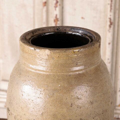 #55577 Antique Stoneware Canning Storage Jar Crock image 6