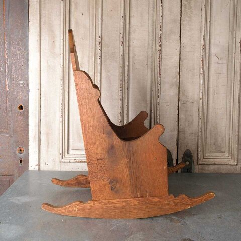 #55585 Antique Handmade Children's Rocking Chair image 6