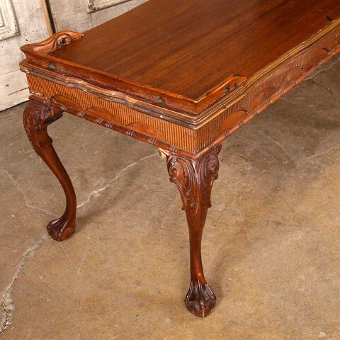 #55586 36x18 Antique Wood Coffee Table image 3