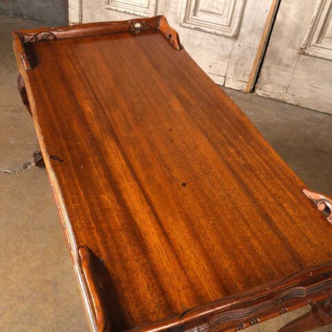 #55586 36x18 Antique Wood Coffee Table image 7