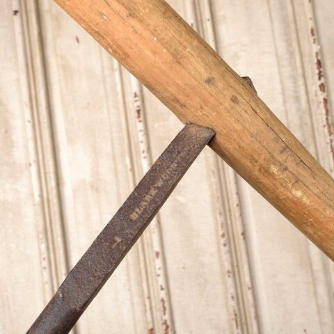 #55590 Antique Iron & Wood Hand Auger image 6