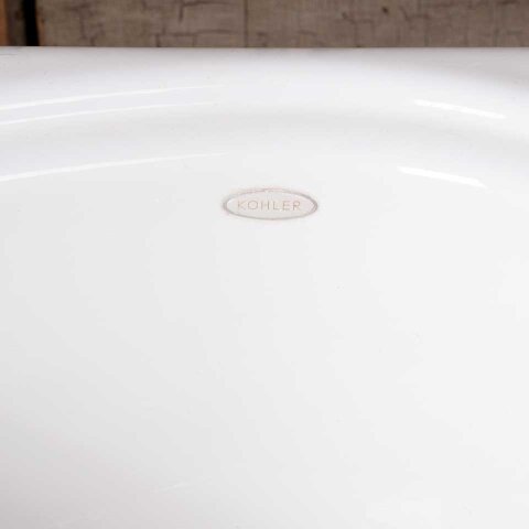 #55593 Salvaged Kohler Cast Iron Double Bowl Sink image 5