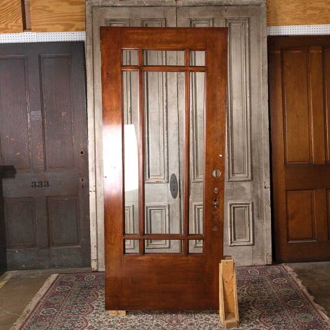 35x83 Antique Arts & Crafts 9 Lite Entry Door