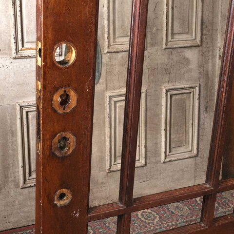 #55612 35x83 Antique Arts & Crafts 9 Lite Entry Door image 7
