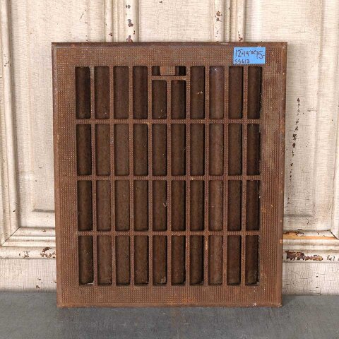 12x14 Antique Heat Grate Floor Vent Cover