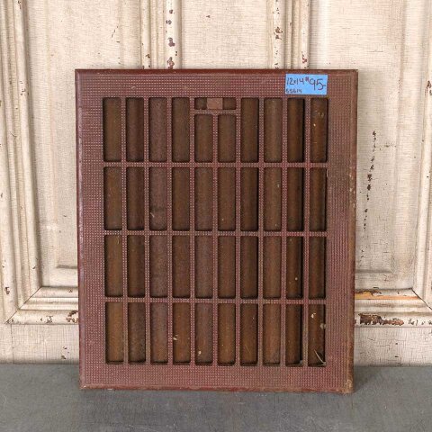 12x14 Antique Heat Grate Floor Vent Cover