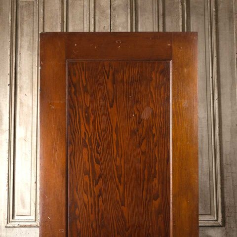 #55627 30x77 Salvaged Antique 1 Panel Interior Door image 2