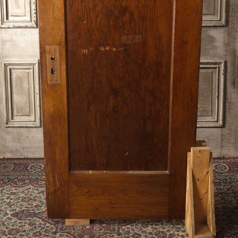#55627 30x77 Salvaged Antique 1 Panel Interior Door image 7
