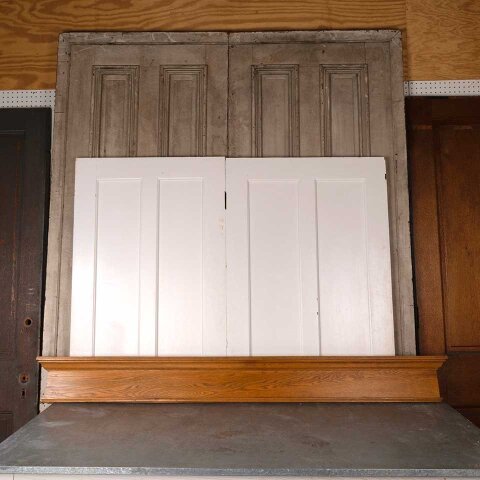 #55637 77" Salvaged Oak Wood Door/Window Header image 2