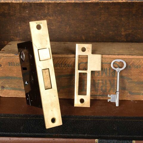 Antique Russell & Erwin Mortise Lock Set