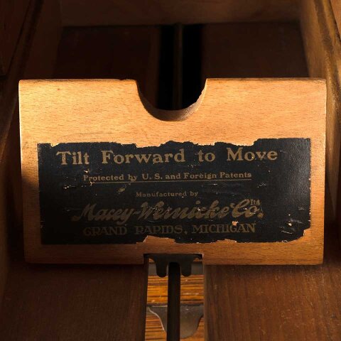#55744 Antique Oak 6 Drawer Library Card Catalog image 5