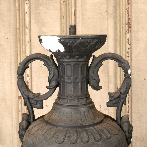 #55800 Antique Cast Plaster Lamp Base image 3