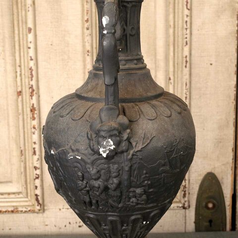 #55800 Antique Cast Plaster Lamp Base image 5