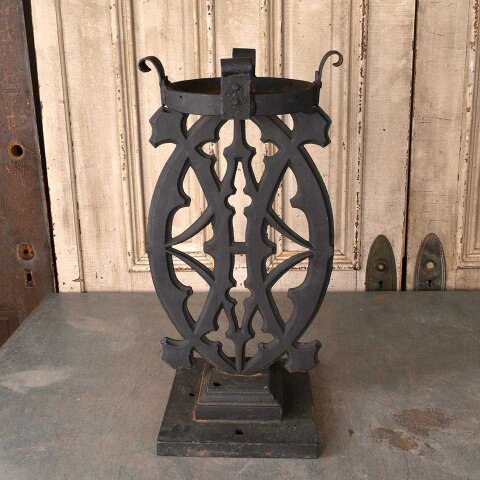 #55823 12x24 Antique Cast Iron Garden Planter Base image 6