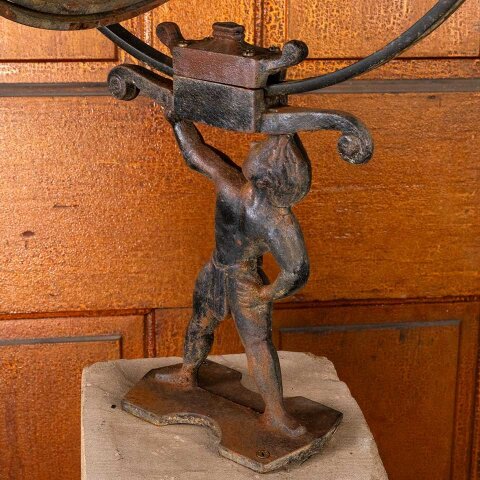 #55829 Atlas on Stone Pedestal Garden Ornament image 3
