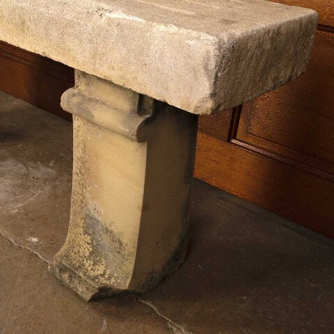 #55830 Architectural 3 Piece Sandstone Garden Bench image 4