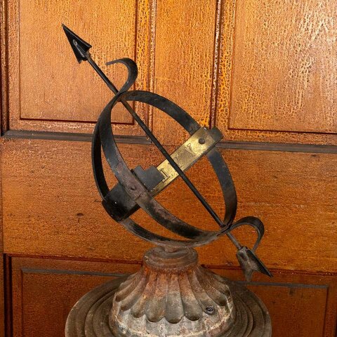 #55835 Armillary Garden Ornament & Stone Pedestal image 6