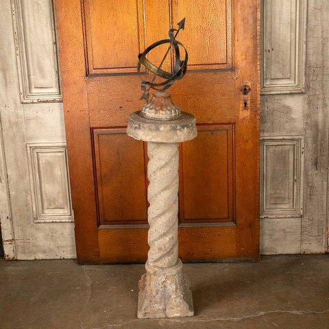 #55835 Armillary Garden Ornament & Stone Pedestal image 7