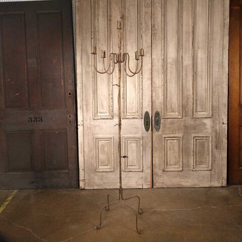 Vintage Metal Candelabra Candle Tree Stand