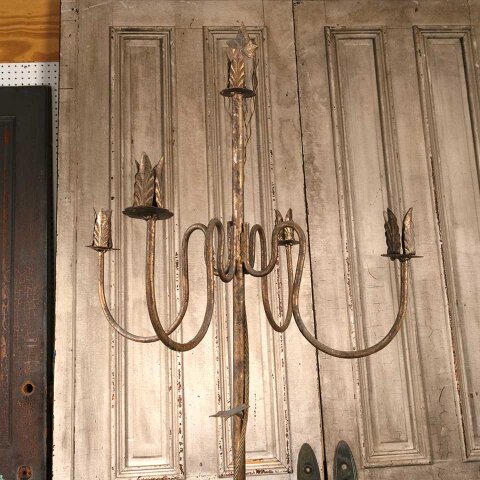 #55836 Vintage Metal Candelabra Candle Tree Stand image 5